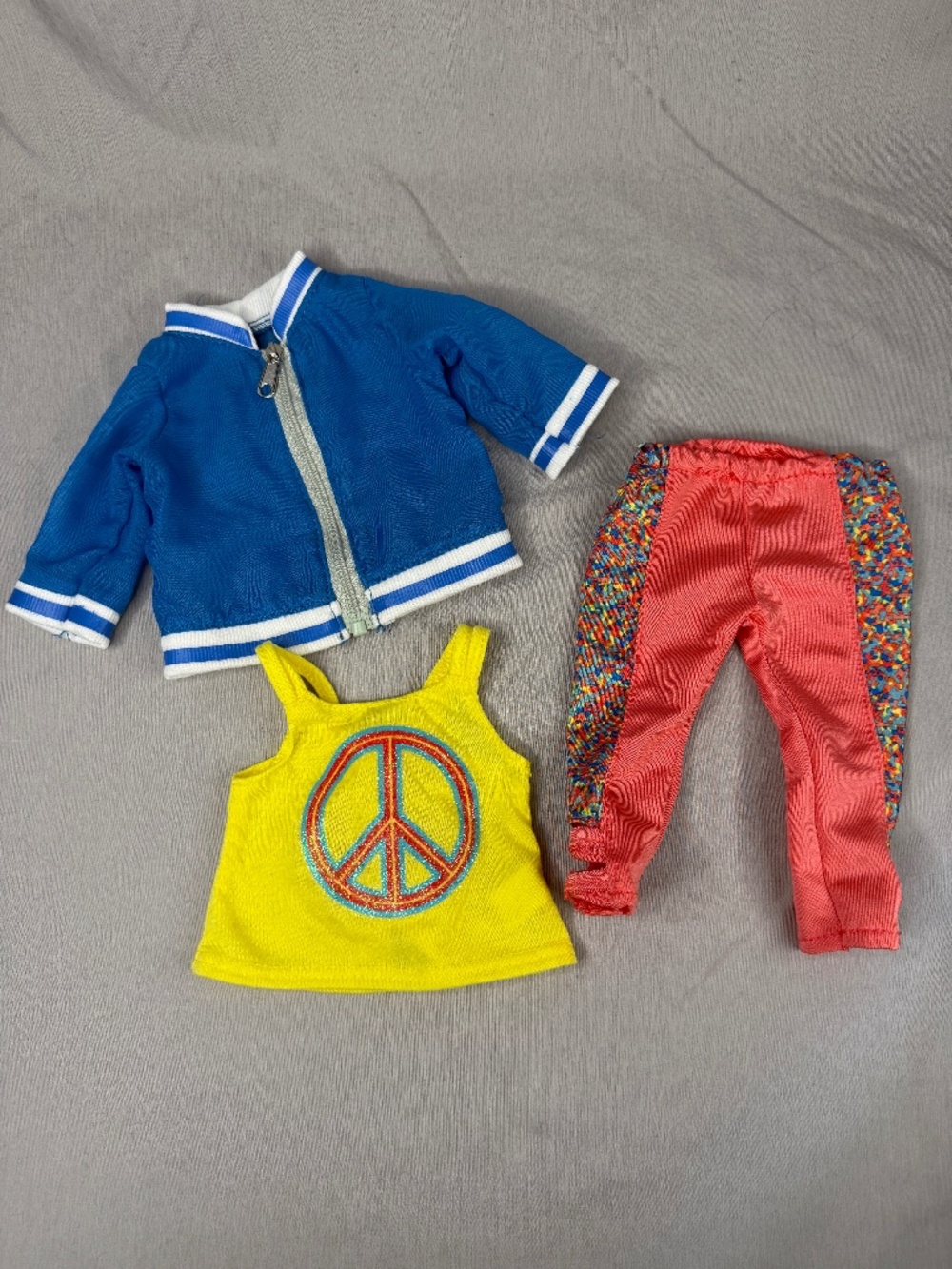 Outfit for 18” Doll – Peace Athletic Outfit